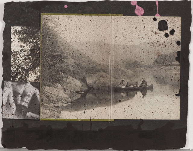 Don Joint, ‘Teddy, from the Susquehanna River Summer Series’, 2012, Drawing, Collage or other Work on Paper, Collage with mixed media, Childs Gallery