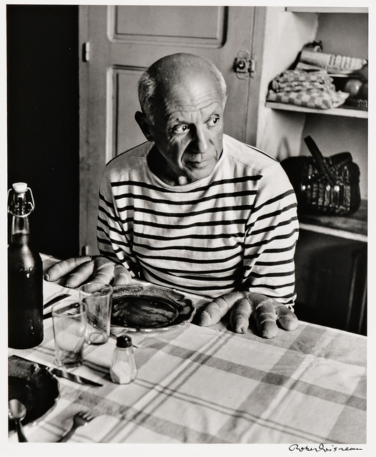 Robert Doisneau, ‘Les pains de Picasso’, 1952-later printing, Photography, Gelatin silver print on paper, Skinner