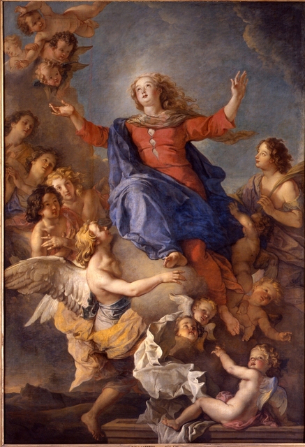 Charles de La Fosse, ‘L'assomption de la Vierge (The Assumption of the Virgin)’, 17th century, Château de Versailles