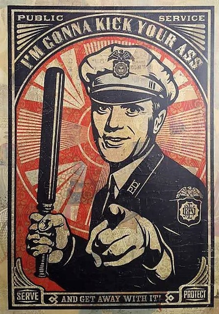 Shepard Fairey, ‘I'm gonna kick your ass’, 2006, Danysz Gallery