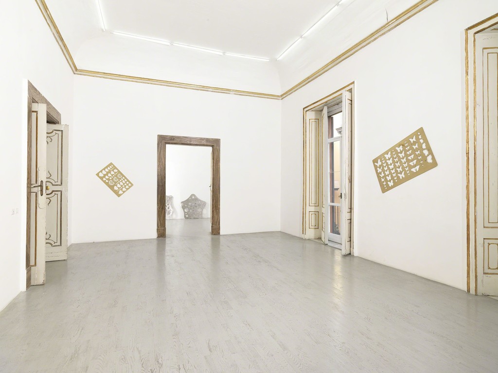Rita Mcbride - pattern & decoration - partial view of the exhibition - September 2014 - Galleria Alfonso Artiaco, Napoli Rita Mcbride - pattern & decoration - partial view of the exhibition - September 2014 - Galleria Alfonso Artiaco, Napoli