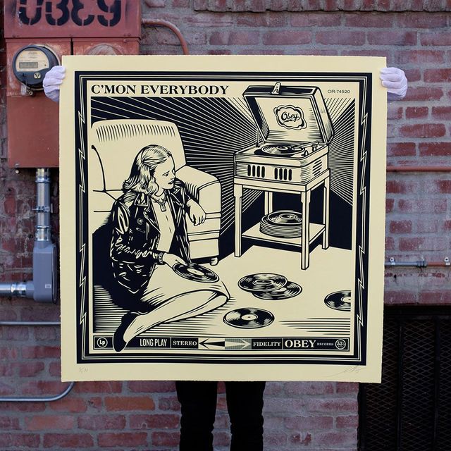Shepard Fairey (OBEY), ‘C'mon Everybody’, 2014, Samuel Owen Gallery