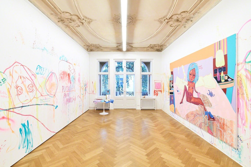 Installation view. Yeo Kaa, "Anxious Lustless Pechay". September 24 - October 5, 2018. Photo: Hannes Wiedemann Installation view. Yeo Kaa, "Anxious Lustless Pechay". September 24 - October 5, 2018. Photo: Hannes Wiedemann