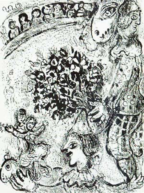 Marc Chagall, ‘Le Cirque M. 502’, 1967, Print, Original lithograph printed on Velin d’Arches wove paper, Galerie d'Orsay