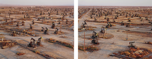 Edward Burtynsky, ‘Oil Fields #19a & #19b, Belridge, California’, 2003, Phillips