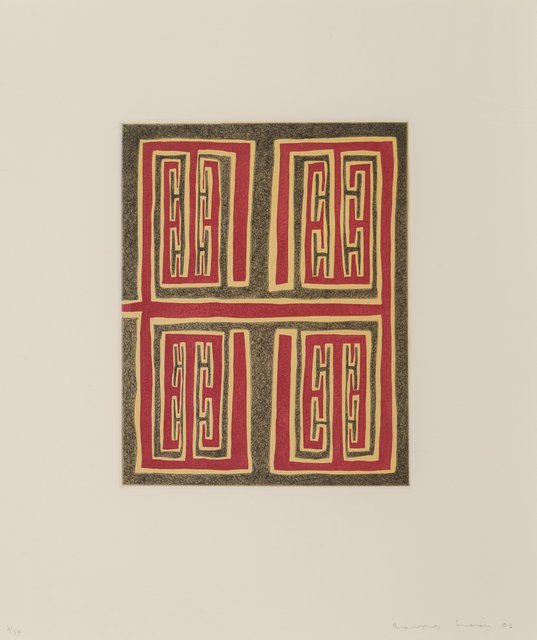 James Siena, ‘Untitled’, 2006, Print, Etching in colors on paper, Heritage Auctions