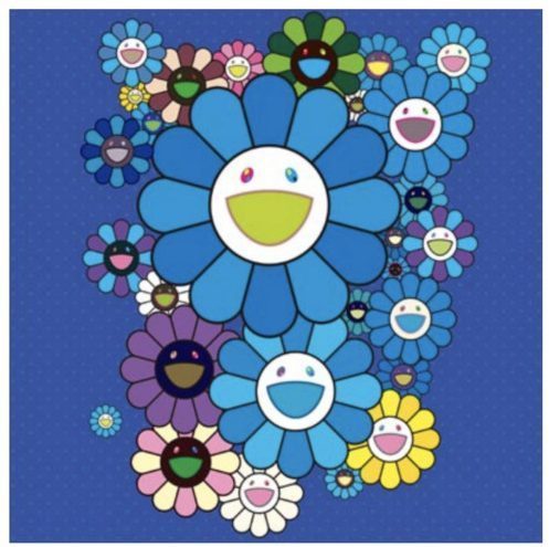 Takashi Murakami, ‘FLOWERS BLUE VELVET’, 2016, Marcel Katz Art