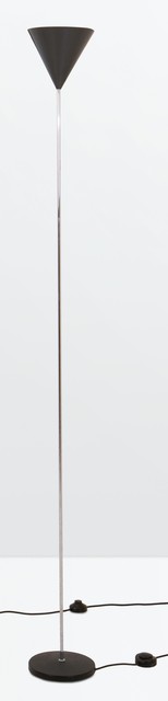 Luigi Caccia Dominioni, ‘an LTE 5 Imbuto floor lamp in metal, nickeled brass and varnished aluminum’, 1953, Design/Decorative Art, Cambi