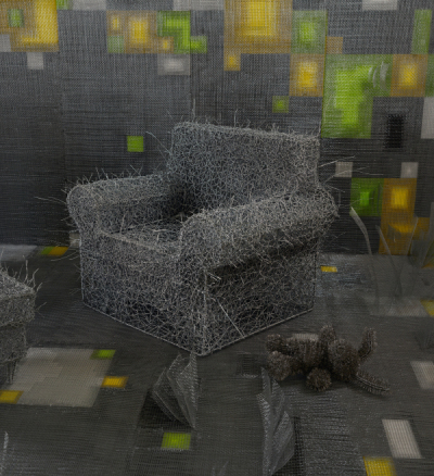 Zhou Jie 周洁, ‘Wonderful Plan (Part) ’, 2015, Installation, Steel wire, Beijing Art Now Gallery