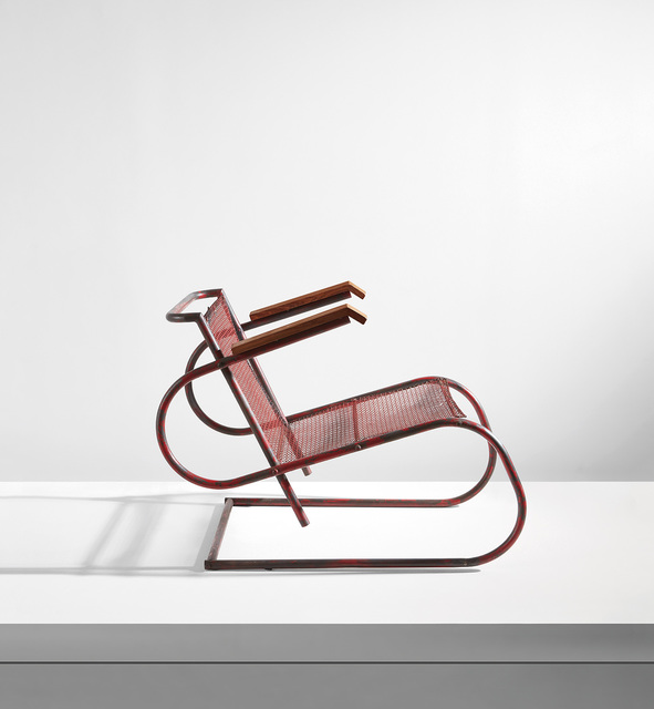 Georges-Henri Pingusson, ‘Rare armchair, from the Hôtel Latitude 43, Saint Tropez’, circa 1932, Phillips