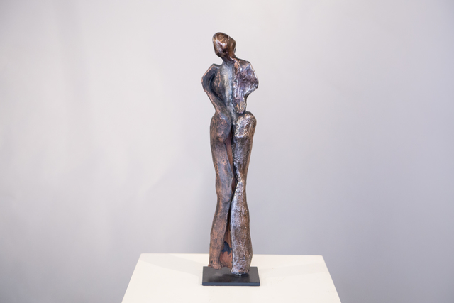 Sheila Ganch, ‘Material Connection II’, ca. 2017, Sculpture, Stoneware, bronze, Lily Pad West
