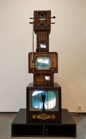 Nam June Paik, 'Antique TV Cello,' 1975, Galerie Bhak