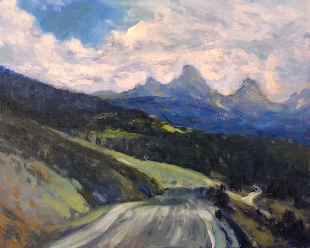 Richard Rosenblatt, ‘Idaho Grand Teton View’, 2019, Painting, Oil, The Galleries at Salmagundi