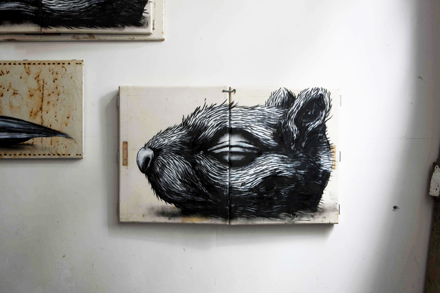 ROA, ‘Squirrel Head’, 2010, The Garage Amsterdam