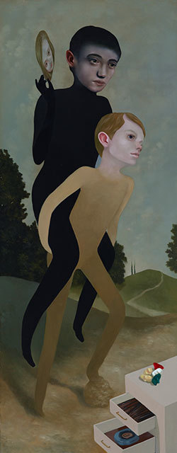 Lola Gil, ‘The True Self’, 2017, Painting, Oil on panel, Craig Krull Gallery