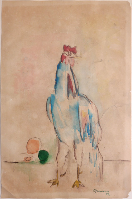 Mariano Rodriguez, ‘"Gallo" (Rooster) ’, 1942, Galería COVARRUBIAS