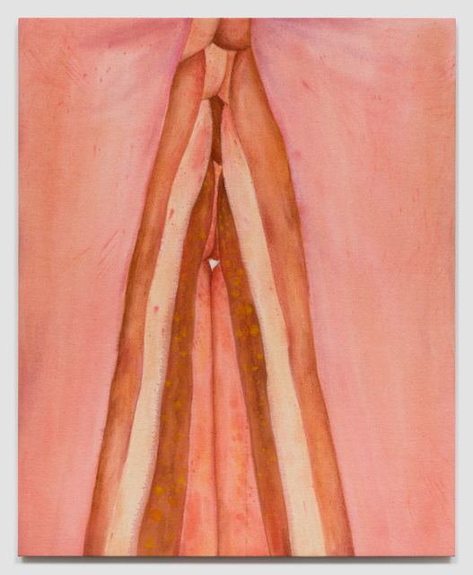 Katarina Riesing, ‘Tunnel 2’, 2019, Painting, Dye on raw silk, Asya Geisberg Gallery