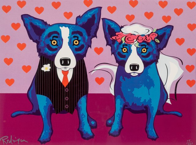 George Rodrigue, ‘The Newlyweds’, 2007, Heritage Auctions