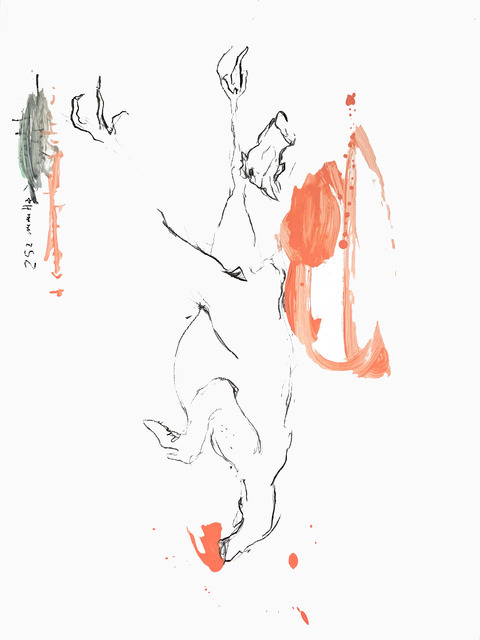 Gopal Dagnogo, ‘Série 2, Mythologie contemporaine n°1’, 2019 , Drawing, Collage or other Work on Paper, Mixed techniques on paper, OH GALLERY