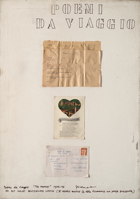 Mabellini Isaia Sarenco, ‘Poemi da viaggio "the money"’, 1975-76, Finarte