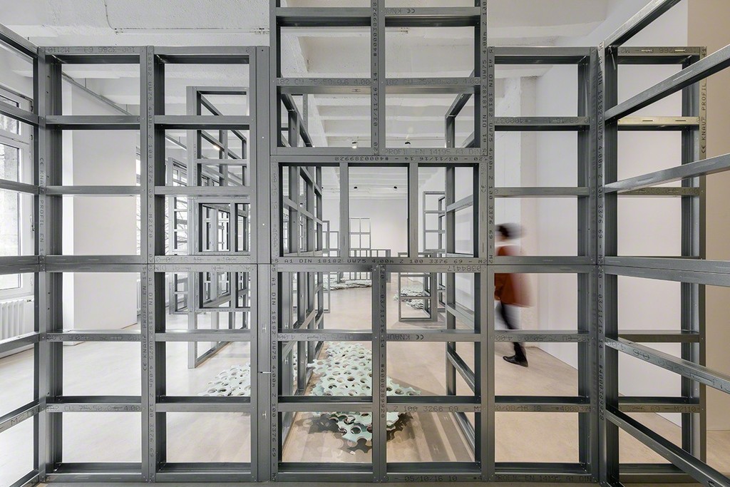 Installation view, Imaginary State, 2016, Metal stud framing, sheetrock Installation view, Imaginary State, 2016, Metal stud framing, sheetrock