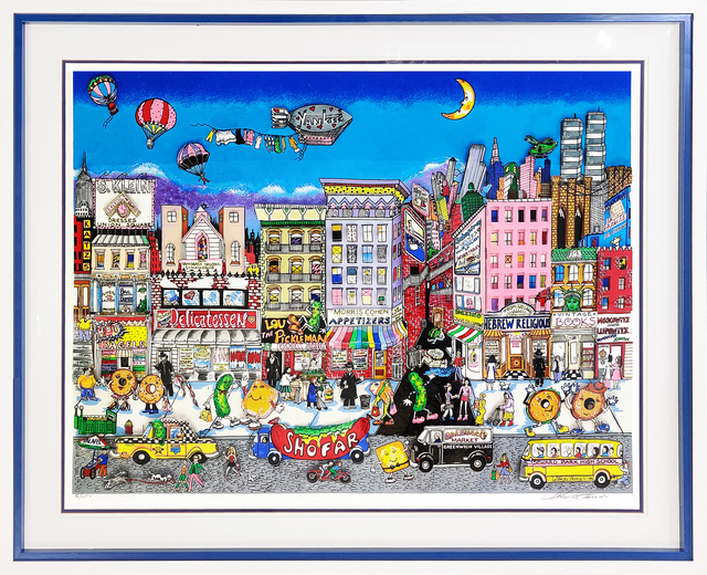 Charles Fazzino, ‘FROM FISHES TO KNISHES’, 1994, Print, 3D MIXED MEDIA SERIGRAPH, Gallery Art