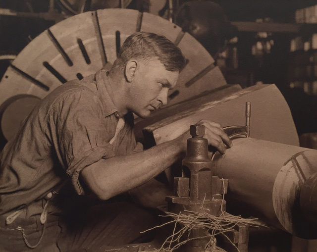 Lewis Wickes Hine, ‘Man with Micrometer’, ca. 1922, Jackson Fine Art
