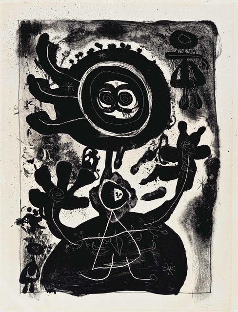 Joan Miró, ‘Grand Personnage Noir’, 1948, Christie's