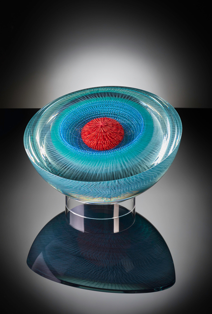 Wilfried Grootens, ‘Closed Vessel - H45’, 2020, Sculpture, Painting on 42 glass panes, glued, polished, HABATAT