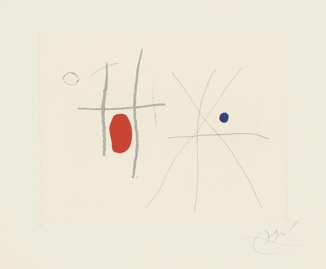 Joan Miró, ‘Plate 33 from: Càntic del Sol’, 1975, Christie's