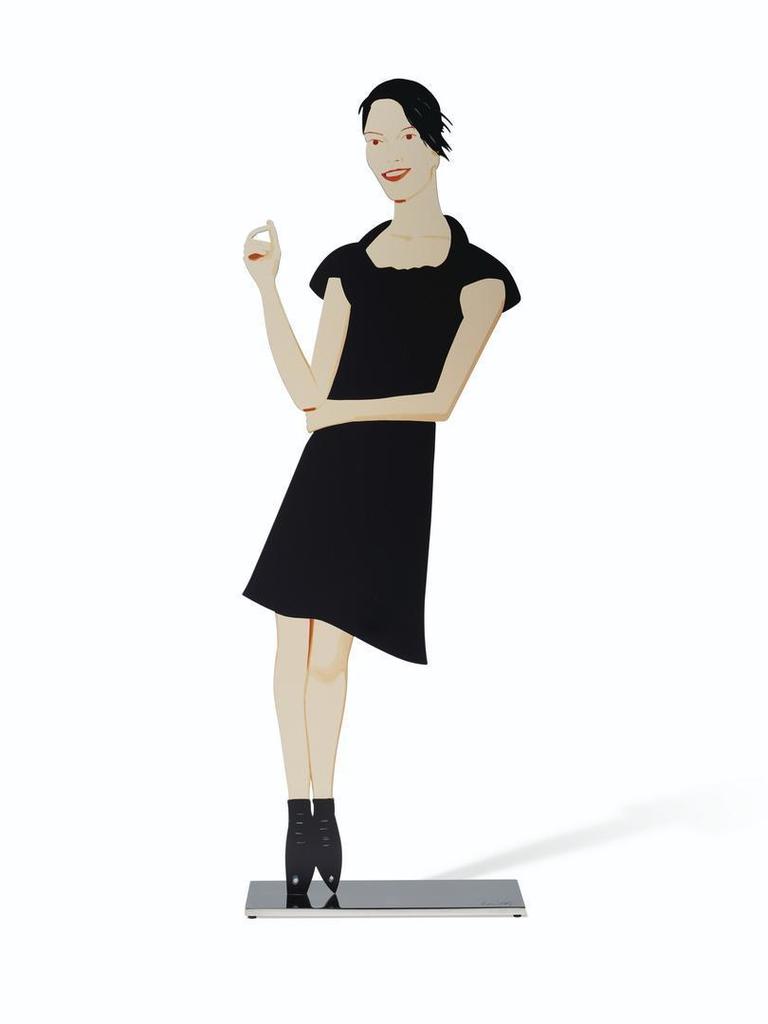 Alex Katz - Carmen, from Black Dress Cutouts