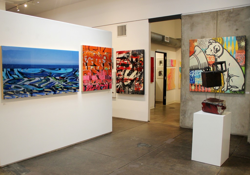 Nicola Katsikis, Ashleigh Sumner and Johnny Taylor artworks, Michael Habicht sculpture Nicola Katsikis, Ashleigh Sumner and Johnny Taylor artworks, Michael Habicht sculpture