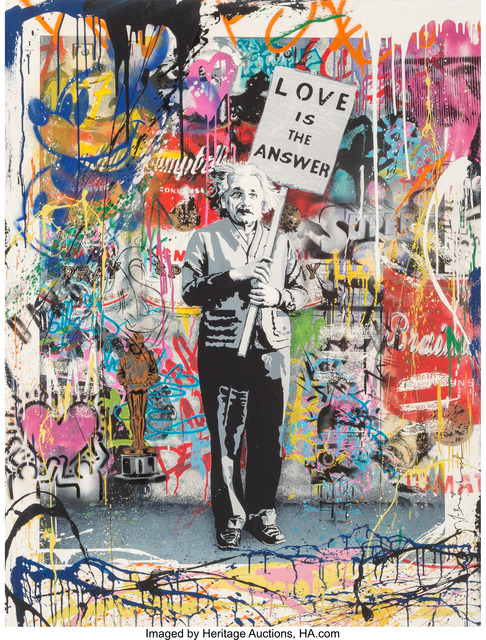 Mr Brainwash Love Is The Answer Einstein 2012 Artsy