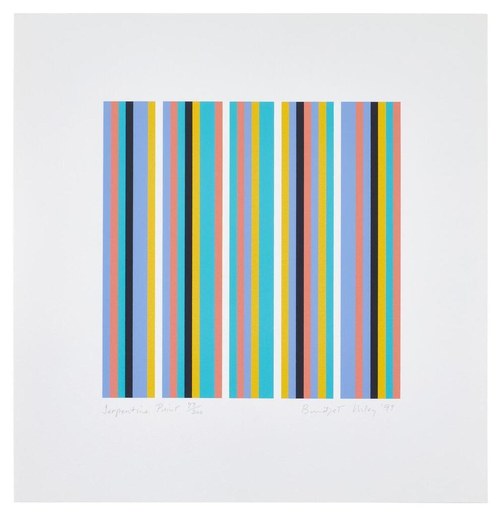 Bridget Riley - Serpentine Print (S. 39)