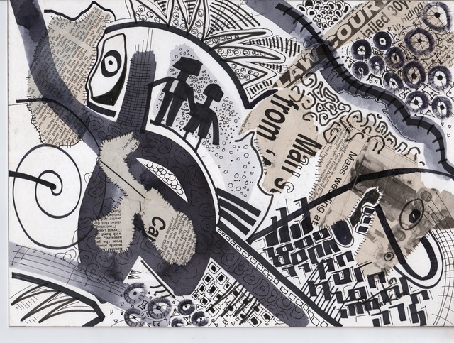 Patrick Tagoe-Turkson, ‘Tsina Famu (Sit Down)’, ca. 2010, Print, Canvas, Nubuke Foundation (Ghana)