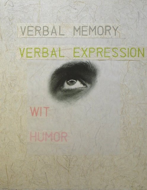 Jaume Plensa, ‘Domestic Propensities’, 2002, Print, Mixed media with collage, Nicholas Gallery