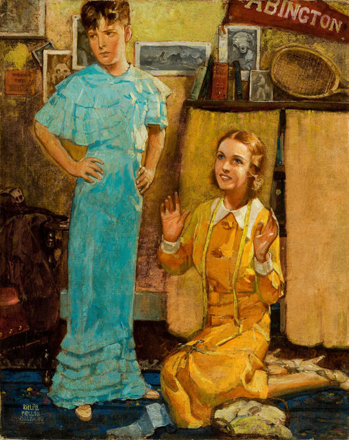 Ralph Pallen Colemen, ‘The Unhappy Model, Needlecraft Home Arts Magazine Cover’, 1936, The Illustrated Gallery