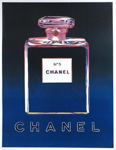 Andy Warhol, ‘Chanel No. 5 (Blue)’, 1997, Print, Offset Lithograph on thin linen canvas; plate signed., Alpha 137 Gallery