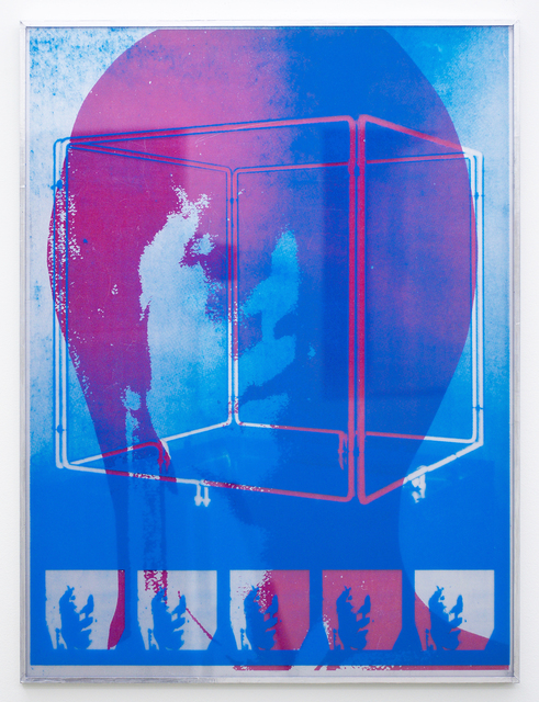 Gwenaël Rattke, ‘Plastic Poster #1’, 2016, Painting, Silkscreen on plexiglas, Romer Young Gallery
