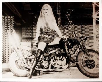 Russell Young - Brigitte Bardot on bike