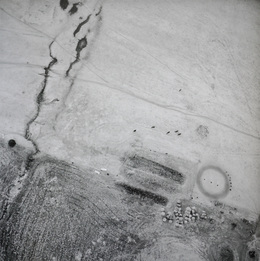 Terry Evans, ‘Circle with Tires and Cattle, Saline County, Kansas’, 1991, Yancey Richardson Gallery