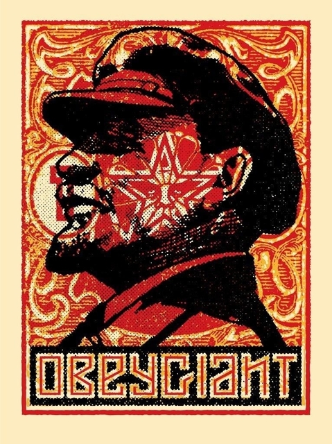 Shepard Fairey, ‘Lenin Stamp’, 2018, Galerie Ernst Hilger