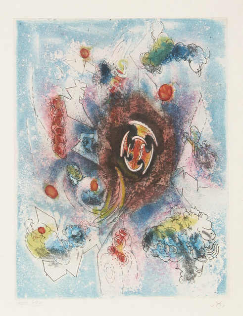 Roberto Matta, ‘Le Conmer from Hom’mere III - L’Ergonaute’, 1966-1967, Print, Etching and aquatint on Japon Paper, signed and numbered in pencil, RoGallery