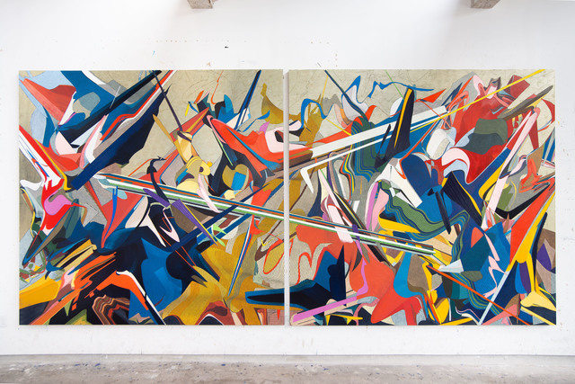Omar Rodriguez-Graham, ‘Solo los muertos han visto el final de la guerra (Después de Tiepolo’, 2019, Painting, Oil on linen, Arróniz Arte Contemporáneo
