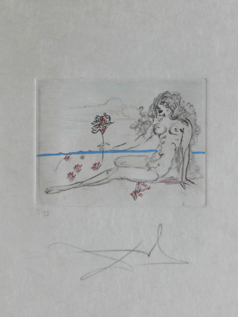 Salvador Dalí, ‘Petites Nus (From Appollinaire) H’, 1972, Print, Etching, Fine Art Acquisitions Dali