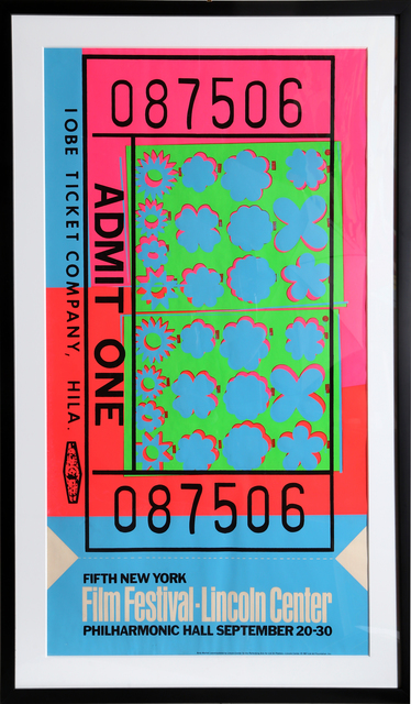 Andy Warhol, ‘Lincoln Center Ticket (FS.II.19)’, 1967, RoGallery