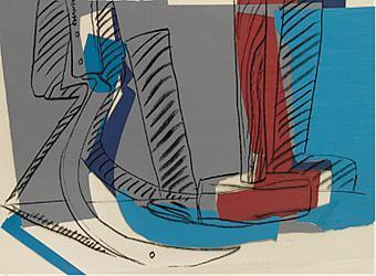 Andy Warhol, ‘Hammer and sickle’, 1978, Gallery Sofie Van de Velde