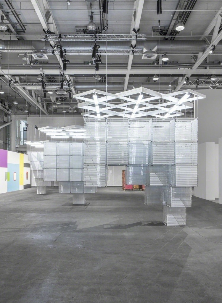 Haegue Yang Art Basel Unlimited installation view, 2016
Photo: Sebastiano Pellion di Persano
Courtesy of the artist studio
Image provided by Kukje Gallery Haegue Yang Art Basel Unlimited installation view, 2016
Photo: Sebastiano Pellion di Persano
Courtesy of the artist studio
Image provided by Kukje Gallery