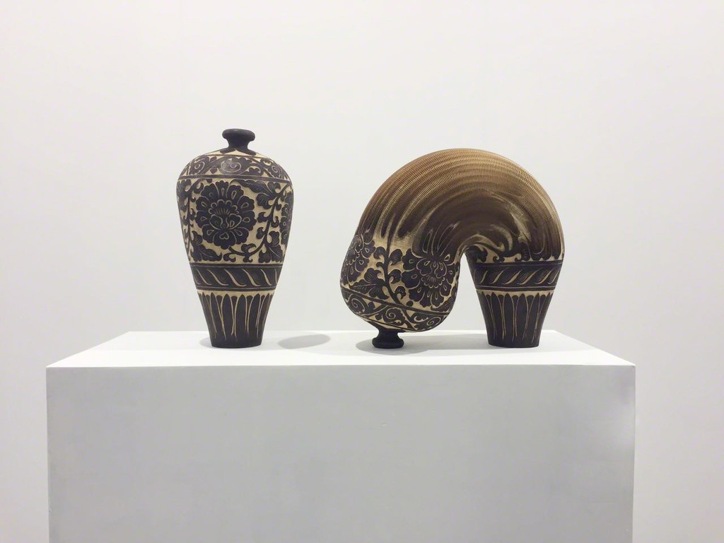 Li Hongbo | Fortune | Paper Sculpture | 56H x 28 Diameter cm each Li Hongbo | Fortune | Paper Sculpture | 56H x 28 Diameter cm each