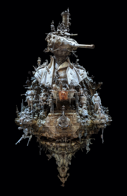 Kris Kuksi, ‘General Heinrich von Howitzerhead’, 2009, Sculpture, Mixed media assemblage, Joshua Liner Gallery